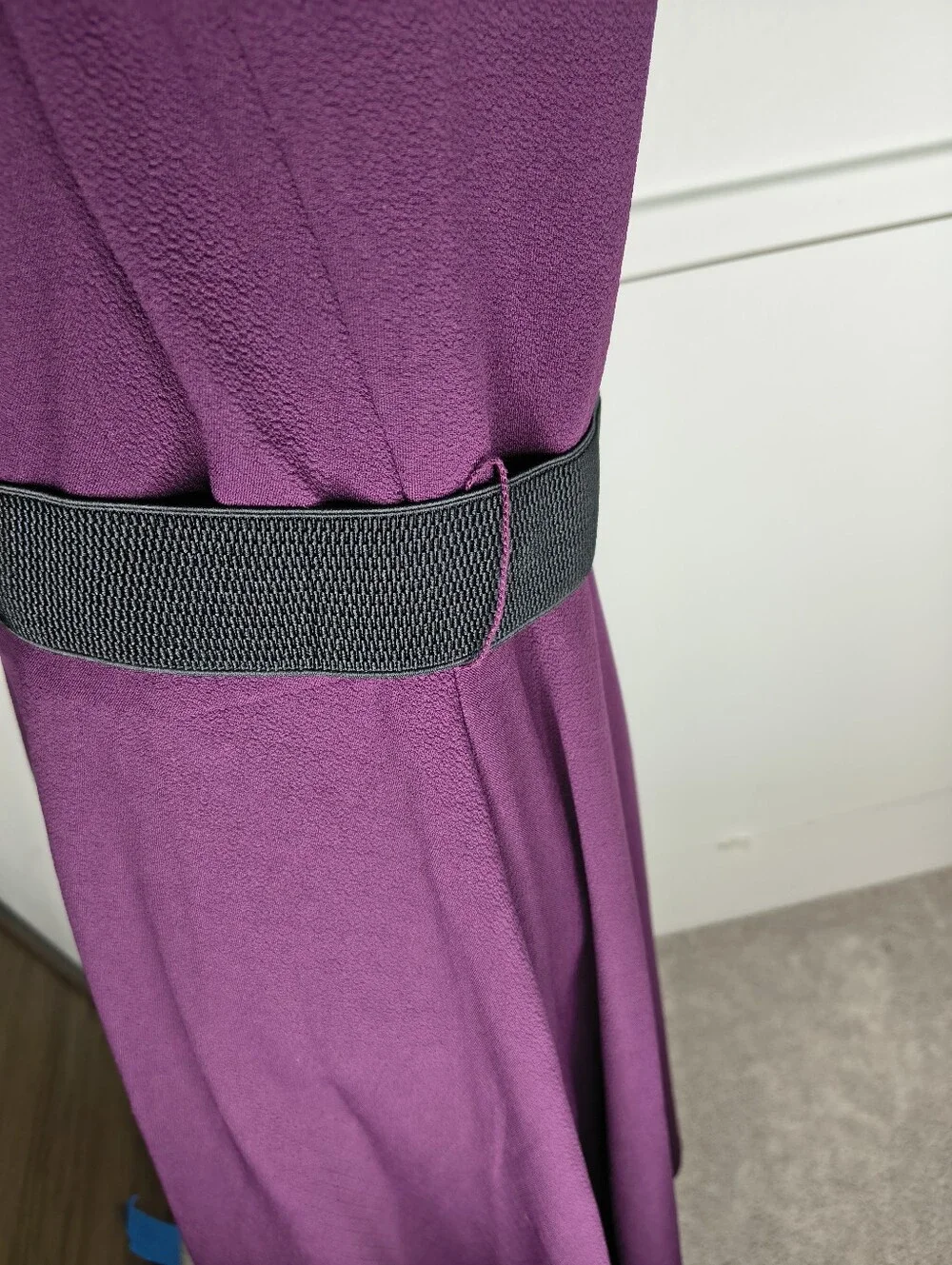 Danny & Nicole Plum Long Sleeve Dress